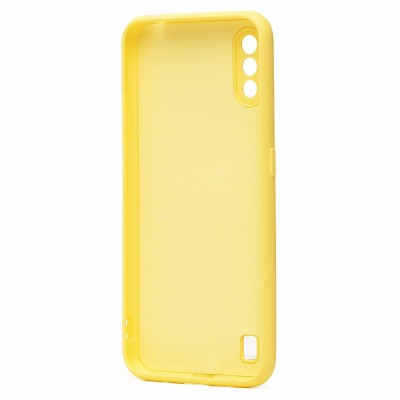 Чехол-накладка для Samsung A015 Galaxy A01 (желтый) Activ Full Original Design