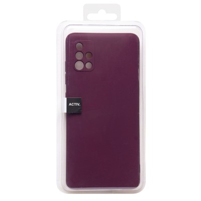 Чехол-накладка для Samsung A515 Galaxy A51 (бордовый) Activ Full Original Design