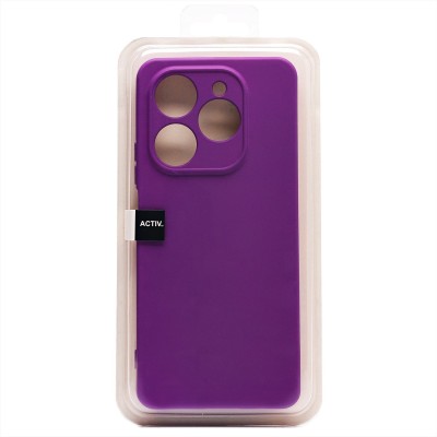 Чехол-накладка для Tecno Spark 20 Pro (фиолетовый) Activ Full Original Design