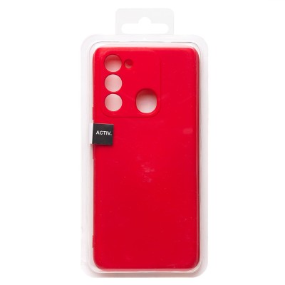Чехол-накладка для Tecno Spark Go (красный) Activ Full Original Design