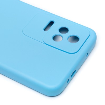 Чехол-накладка для Xiaomi Poco F4 (голубой) Activ Full Original Design