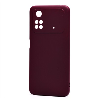 Чехол-накладка для Xiaomi Poco M4 Pro 4G (бордовый) Activ Full Original Design