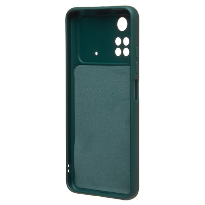 Чехол-накладка для Xiaomi Poco M4 Pro 4G (темно-зеленый) Activ Full Original Design
