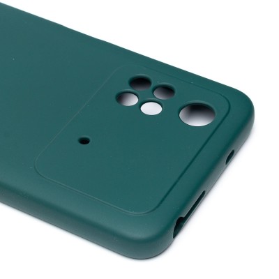 Чехол-накладка для Xiaomi Poco M4 Pro 4G (темно-зеленый) Activ Full Original Design