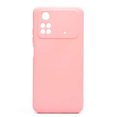 Чехол-накладка для Xiaomi Poco M4 Pro 4G (светло-розовый) Activ Full Original Design