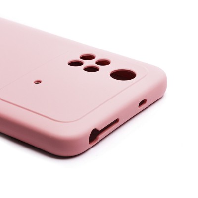Чехол-накладка для Xiaomi Poco M4 Pro 4G (светло-розовый) Activ Full Original Design