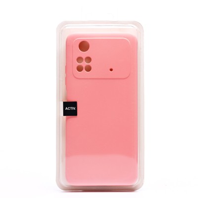 Чехол-накладка для Xiaomi Poco M4 Pro 4G (светло-розовый) Activ Full Original Design
