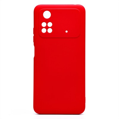 Чехол-накладка для Xiaomi Poco M4 Pro 4G (красный) Activ Full Original Design