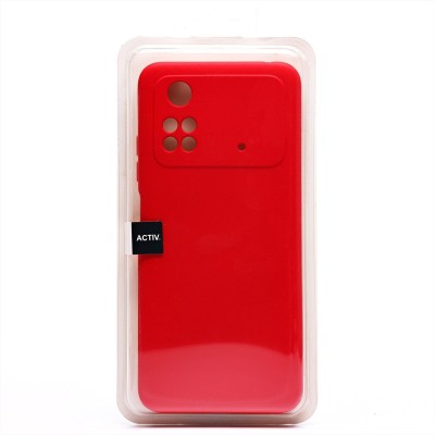Чехол-накладка для Xiaomi Poco M4 Pro 4G (красный) Activ Full Original Design