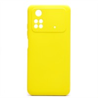 Чехол-накладка для Xiaomi Poco M4 Pro 4G (желтый) Activ Full Original Design