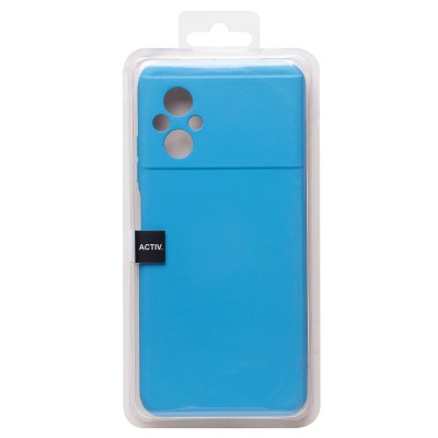 Чехол-накладка для Xiaomi Poco M5 (голубой) Activ Full Original Design