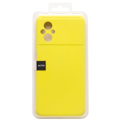Чехол-накладка для Xiaomi Poco M5 (желтый) Activ Full Original Design