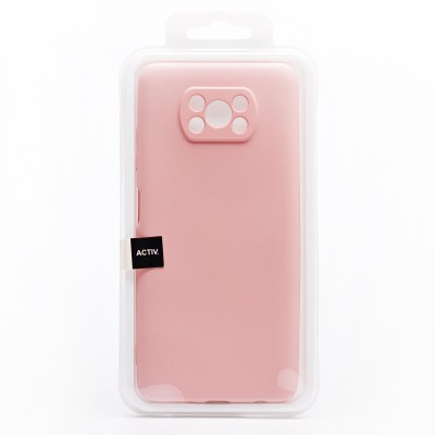 Чехол-накладка для Xiaomi Poco X3 Pro (светло-розовый) Activ Full Original Design