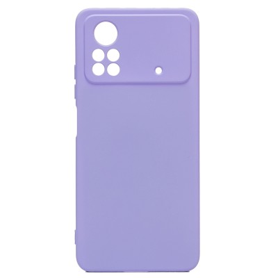 Чехол-накладка для Xiaomi Poco X4 Pro 5G (светло-фиолетовый) Activ Full Original Design