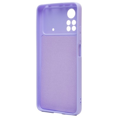 Чехол-накладка для Xiaomi Poco X4 Pro 5G (светло-фиолетовый) Activ Full Original Design