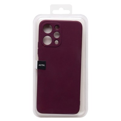 Чехол-накладка для Xiaomi Redmi 12 (бордовый) Activ Full Original Design