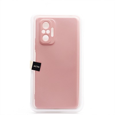 Чехол-накладка для Xiaomi Redmi Note 10 Pro Global (светло-розовый) Activ Full Original Design