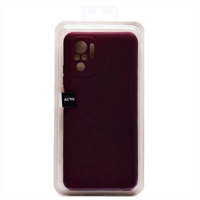Чехол-накладка для Xiaomi Redmi Note 10 (бордовый) Activ Full Original Design