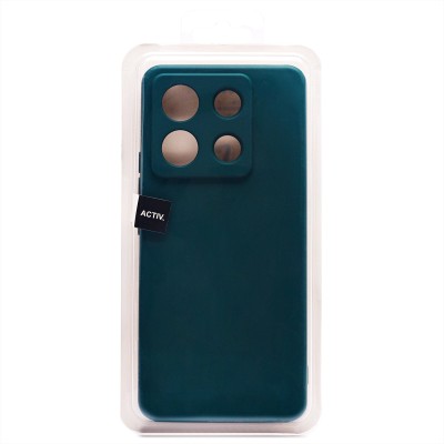 Чехол-накладка для Xiaomi Redmi Note 13 Pro 5G (темно-зеленый) Activ Full Original Design