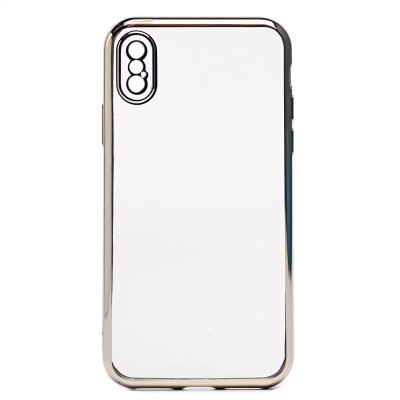 Чехол-накладка для Apple iPhone Xs (серебяный) Activ Pilot