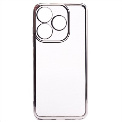 Чехол-накладка для Tecno Spark 10C (серебяный) Activ Pilot