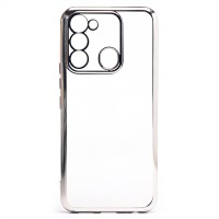 Чехол-накладка для Tecno Spark 8c (серебяный) Activ Pilot