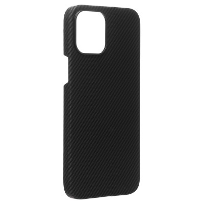 Чехол-накладка для Apple iPhone 12 Pro Max (черный) Cellis SM009 POSH KEVLAR SafeMag