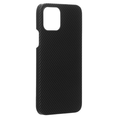 Чехол-накладка для Apple iPhone 12 (черный) Cellis SM009 POSH KEVLAR SafeMag