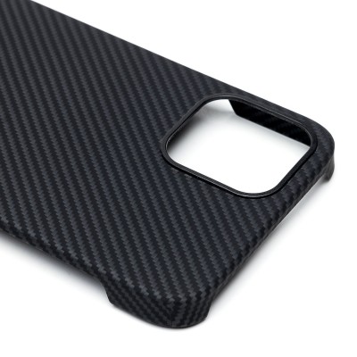 Чехол-накладка для Apple iPhone 12 (черный) Cellis SM009 POSH KEVLAR SafeMag