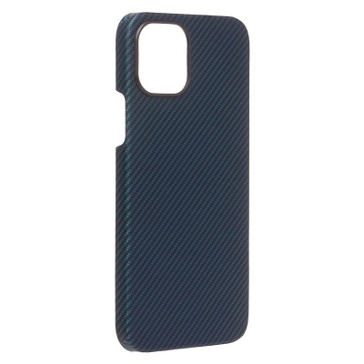 Чехол-накладка для Apple iPhone 12 (синий) Cellis SM009 POSH KEVLAR SafeMag