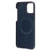 Чехол-накладка для Apple iPhone 12 (синий) Cellis SM009 POSH KEVLAR SafeMag