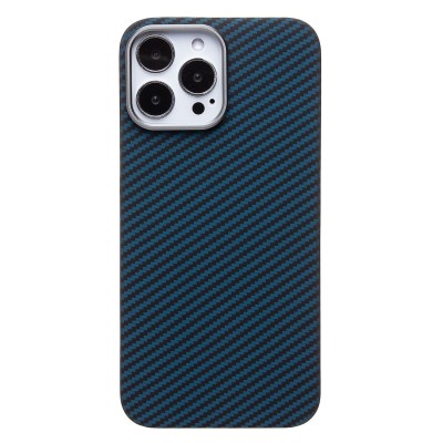 Чехол-накладка для Apple iPhone 13 Pro Max (синий) Cellis SM009 POSH KEVLAR SafeMag