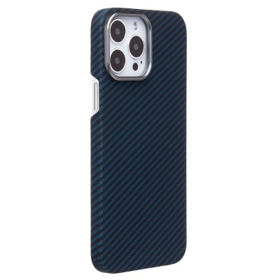 Чехол-накладка для Apple iPhone 13 Pro Max (синий) Cellis SM009 POSH KEVLAR SafeMag