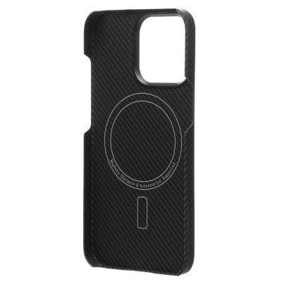Чехол-накладка для Apple iPhone 13 Pro (черный) Cellis SM009 POSH KEVLAR SafeMag