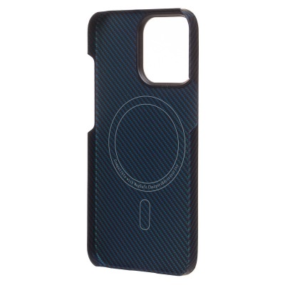 Чехол-накладка для Apple iPhone 13 Pro (синий) Cellis SM009 POSH KEVLAR SafeMag