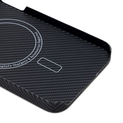 Чехол-накладка для Apple iPhone 13 (черный) Cellis SM009 POSH KEVLAR SafeMag