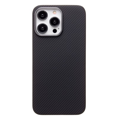 Чехол-накладка для Apple iPhone 14 Pro Max (черный) Cellis SM009 POSH KEVLAR SafeMag