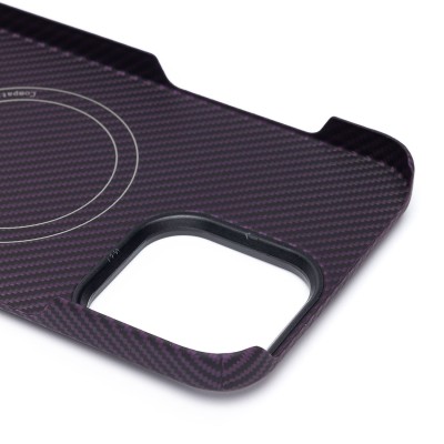 Чехол-накладка для Apple iPhone 14 Pro Max (фиолетовый) Cellis SM009 POSH KEVLAR SafeMag Чехол-накладка для Apple iPhone 14 Pro Max (фиолетовый) Cellis SM009 POSH KEVLAR SafeMag