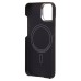 Чехол-накладка для Apple iPhone 14 (черный) Cellis SM009 POSH KEVLAR SafeMag