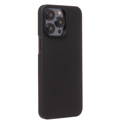 Чехол-накладка для Apple iPhone 15 Pro Max (черный) Cellis SM009 POSH KEVLAR SafeMag