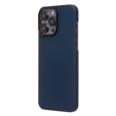 Чехол-накладка для Apple iPhone 15 Pro Max (синий) Cellis SM009 POSH KEVLAR SafeMag