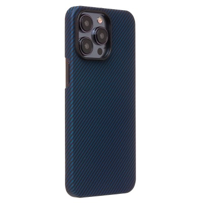 Чехол-накладка для Apple iPhone 15 Pro Max (синий) Cellis SM009 POSH KEVLAR SafeMag