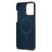 Чехол-накладка для Apple iPhone 15 Pro Max (синий) Cellis SM009 POSH KEVLAR SafeMag