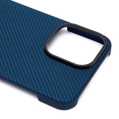 Чехол-накладка для Apple iPhone 15 Pro Max (синий) Cellis SM009 POSH KEVLAR SafeMag