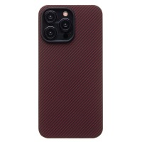 Чехол-накладка для Apple iPhone 15 Pro Max (красный) Cellis SM009 POSH KEVLAR SafeMag