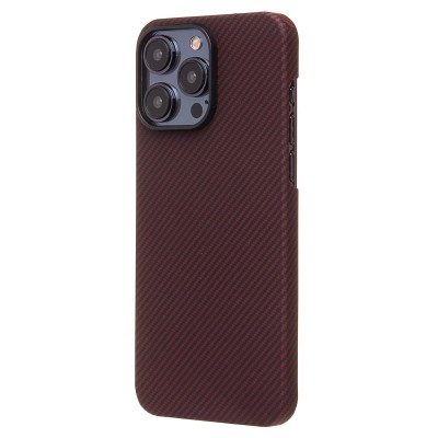 Чехол-накладка для Apple iPhone 15 Pro Max (красный) Cellis SM009 POSH KEVLAR SafeMag