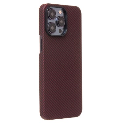 Чехол-накладка для Apple iPhone 15 Pro Max (красный) Cellis SM009 POSH KEVLAR SafeMag