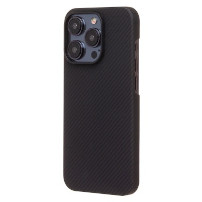 Чехол-накладка для Apple iPhone 15 Pro (черный) Cellis SM009 POSH KEVLAR SafeMag
