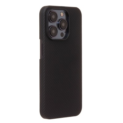 Чехол-накладка для Apple iPhone 15 Pro (черный) Cellis SM009 POSH KEVLAR SafeMag