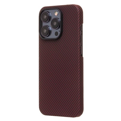 Чехол-накладка для Apple iPhone 15 Pro (красный) Cellis SM009 POSH KEVLAR SafeMag